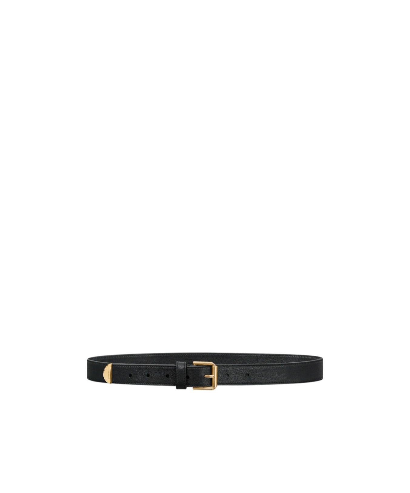 Givenchy Voyou Belt In Shiny Leather In Black