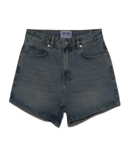 Moschino Belt Loop Shorts In Black