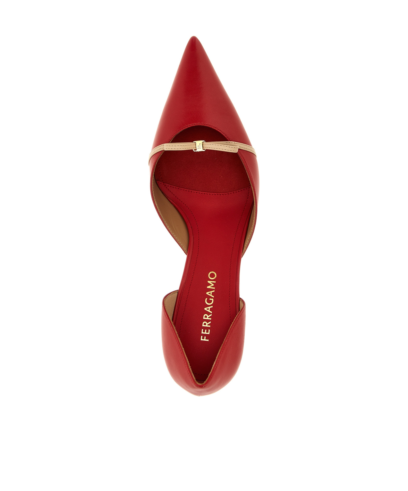 Ferragamo Gyoia Pointed High Heels In Red