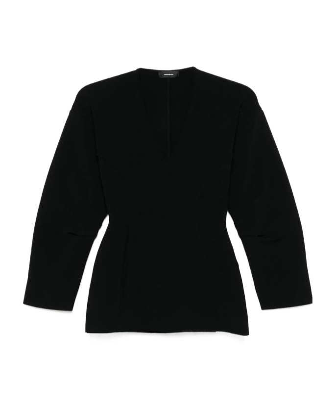 Wardrobe.nyc V-neck Long-sleeve Tunic