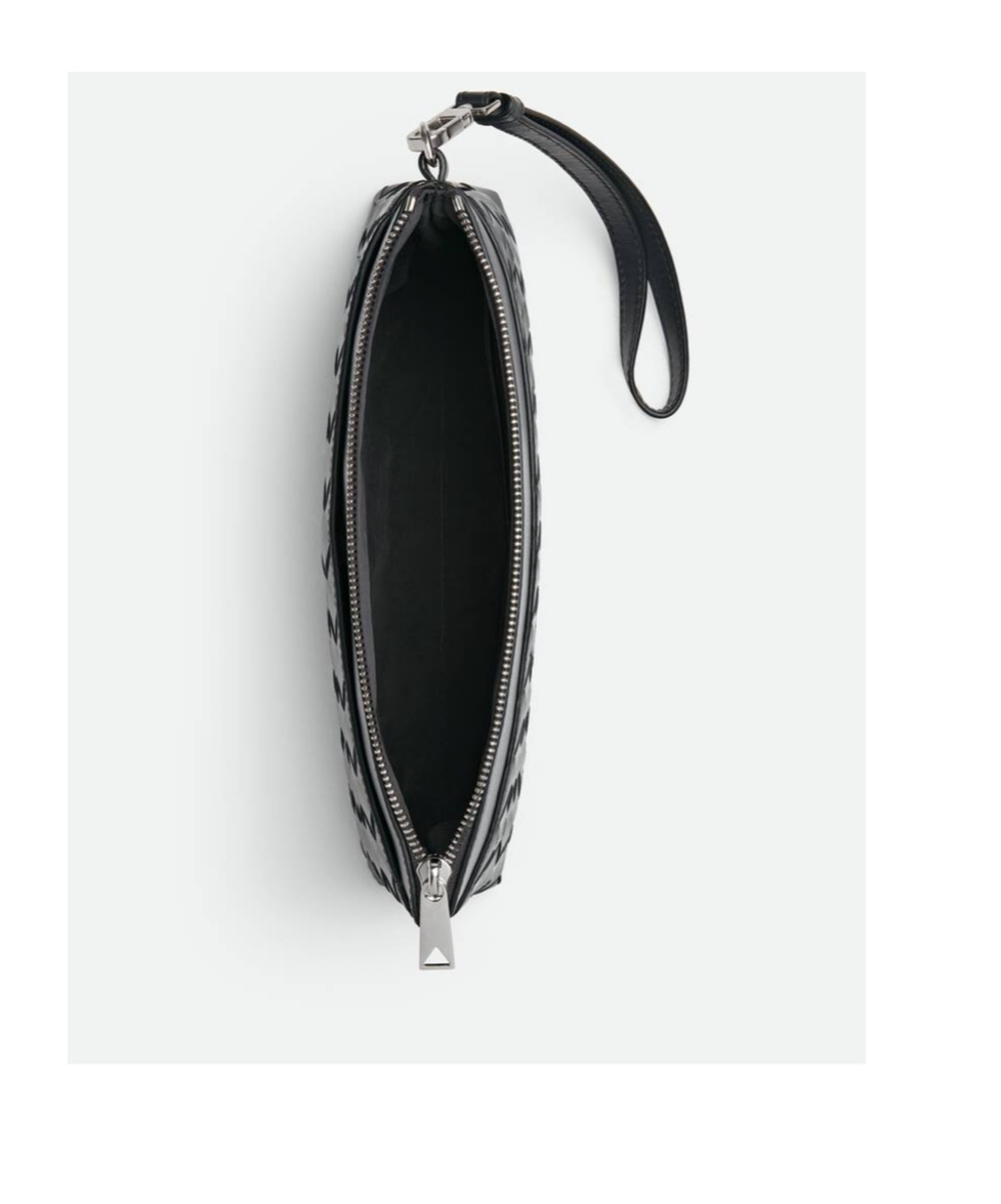 Bottega Veneta Leather Intrecciato Prism Pouch
