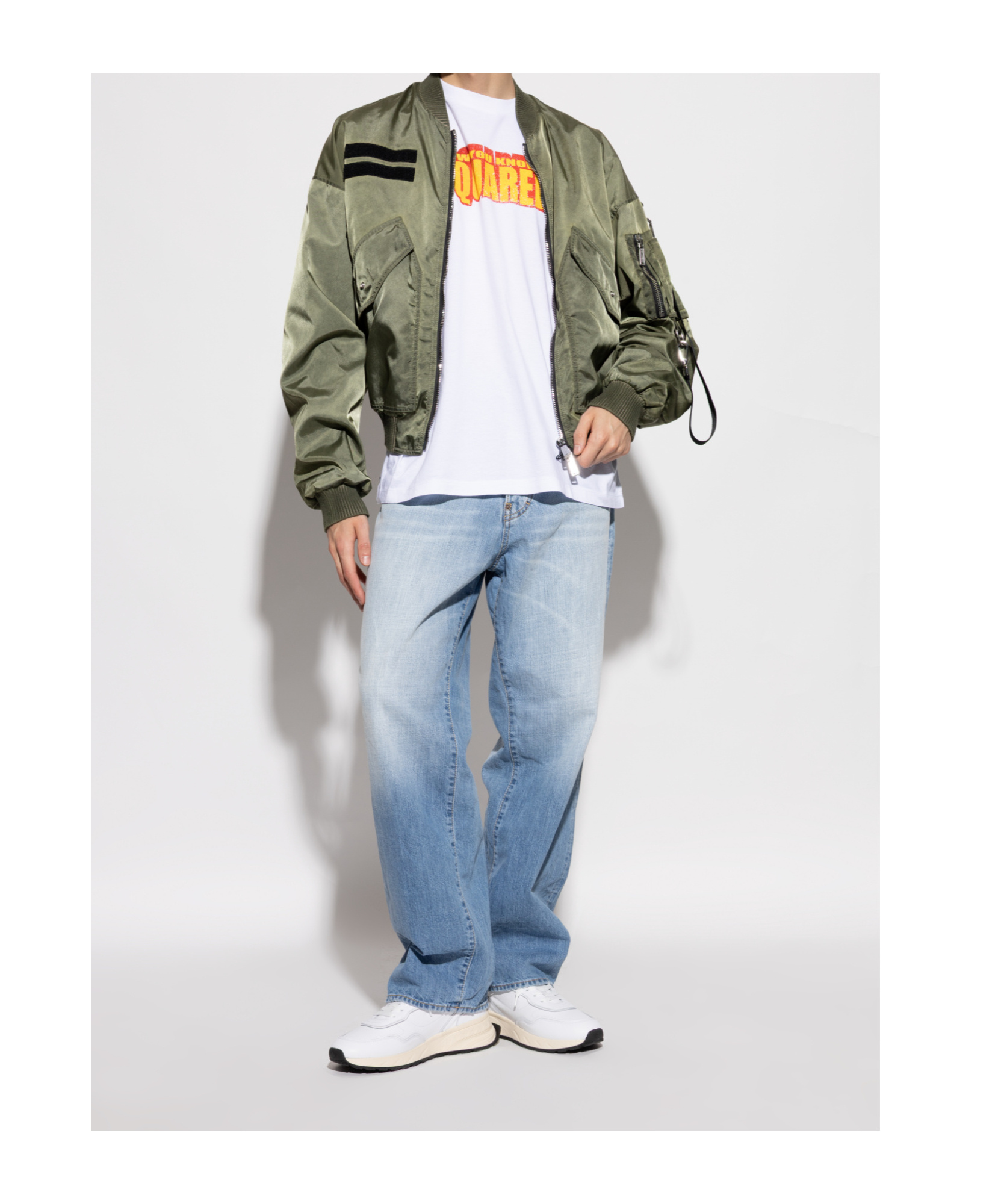Dsquared2 Round Toe Low-top Sneakers