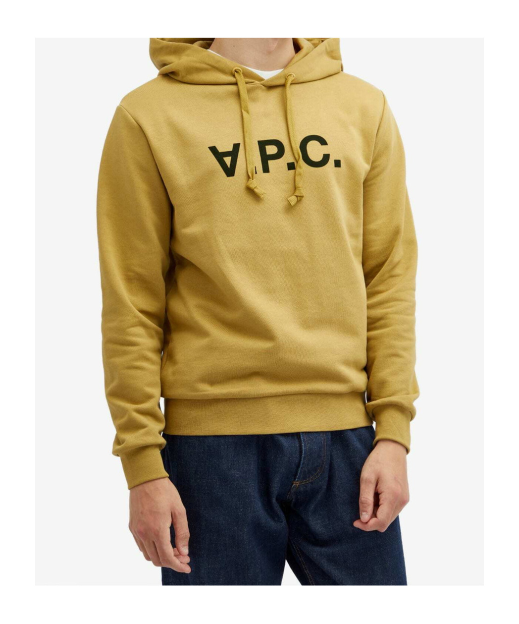 Apc A.p.c. Hoodie Standard Grand Vpc In Yellow