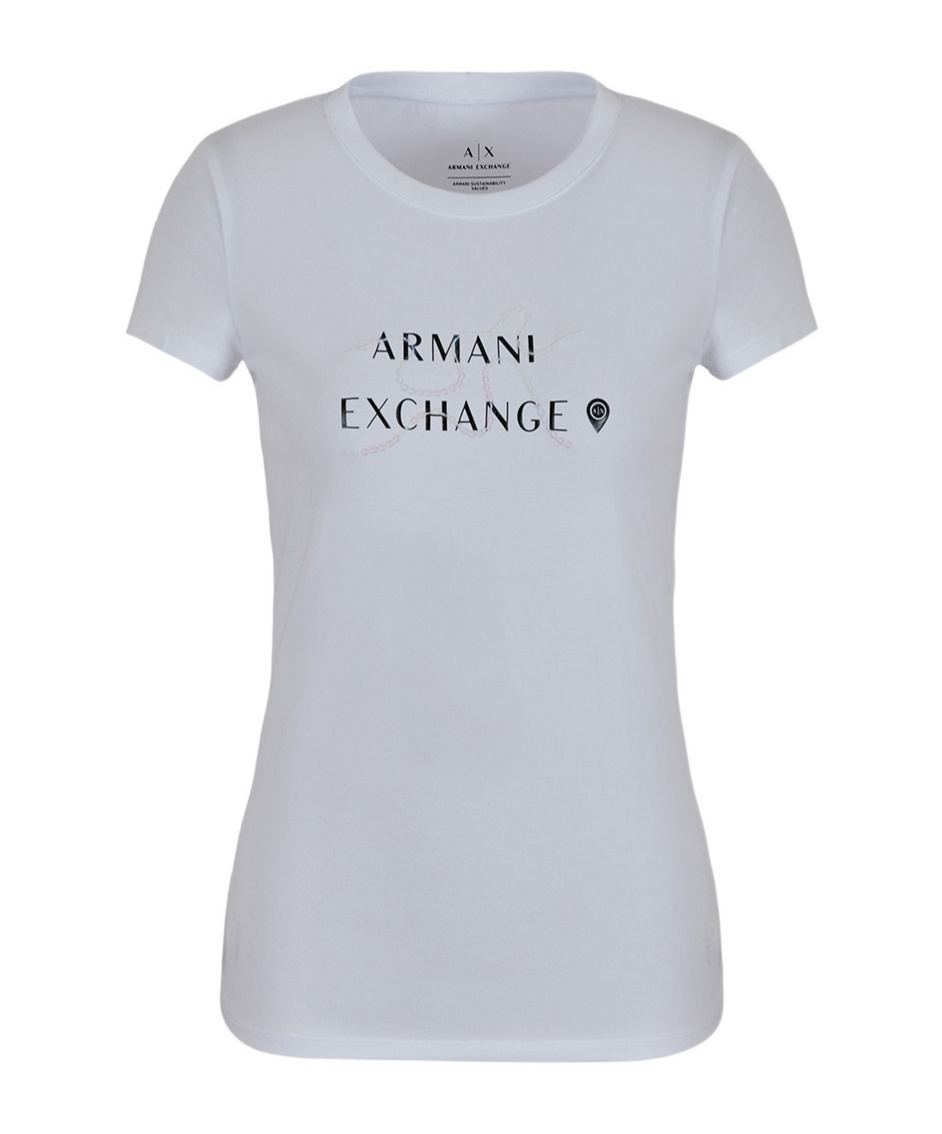 Armani Exchange Short-sleeved T-shirt In Gray