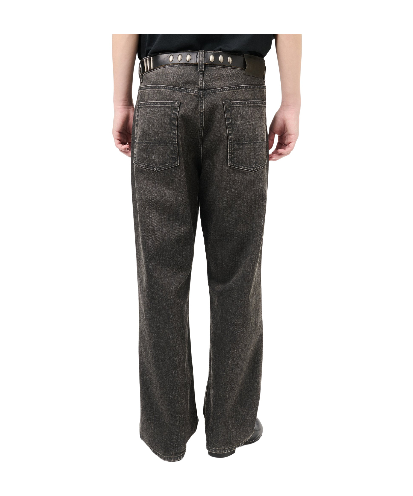 Our Legacy Straight Trousers With Belt Loops And Five-pocket Design In Black