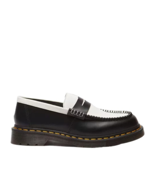 Dr. Martens' Dr. Martens Penton Two-tone Penny Loafer In Black/white