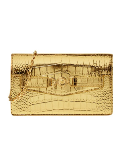 Versace Medusa'95 Crocodile Effect Shoulder Bag
