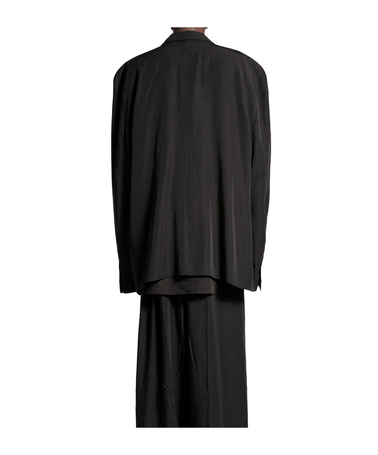 Balenciaga Single-breasted Blazer In Black
