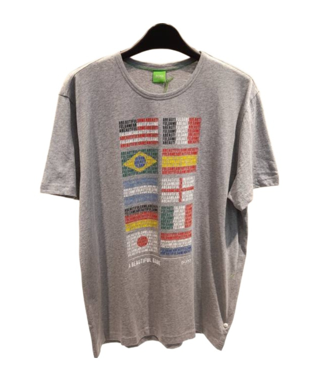 Hugo Boss Short-sleeved T-shirt In Gray