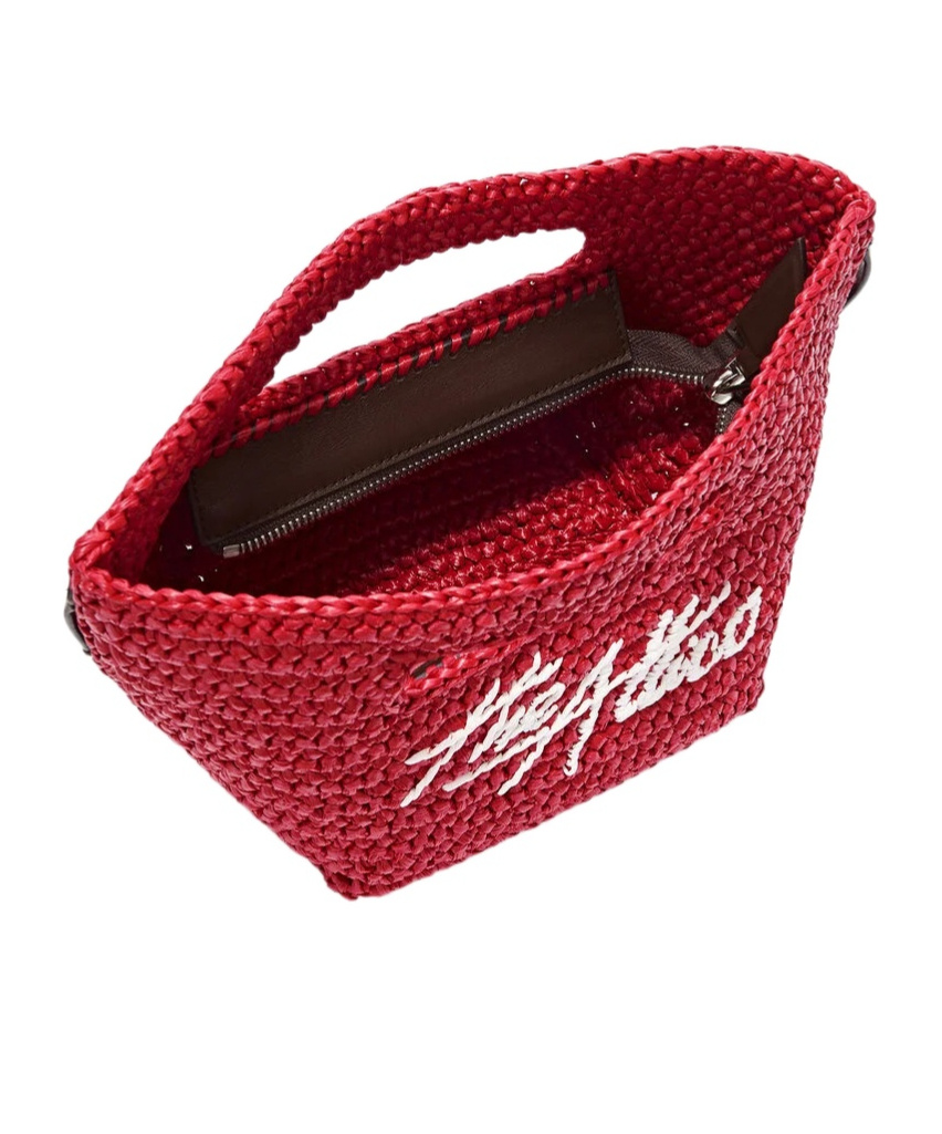 Attico Via Dei Giardini 15 Red Tote Bag In Red