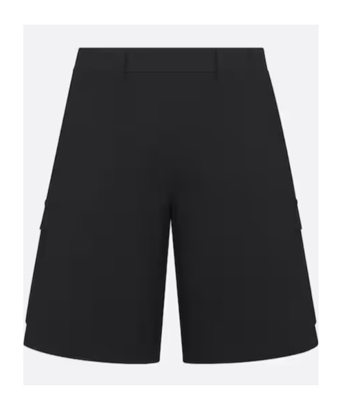 Dior Logo Work Shorts In Black