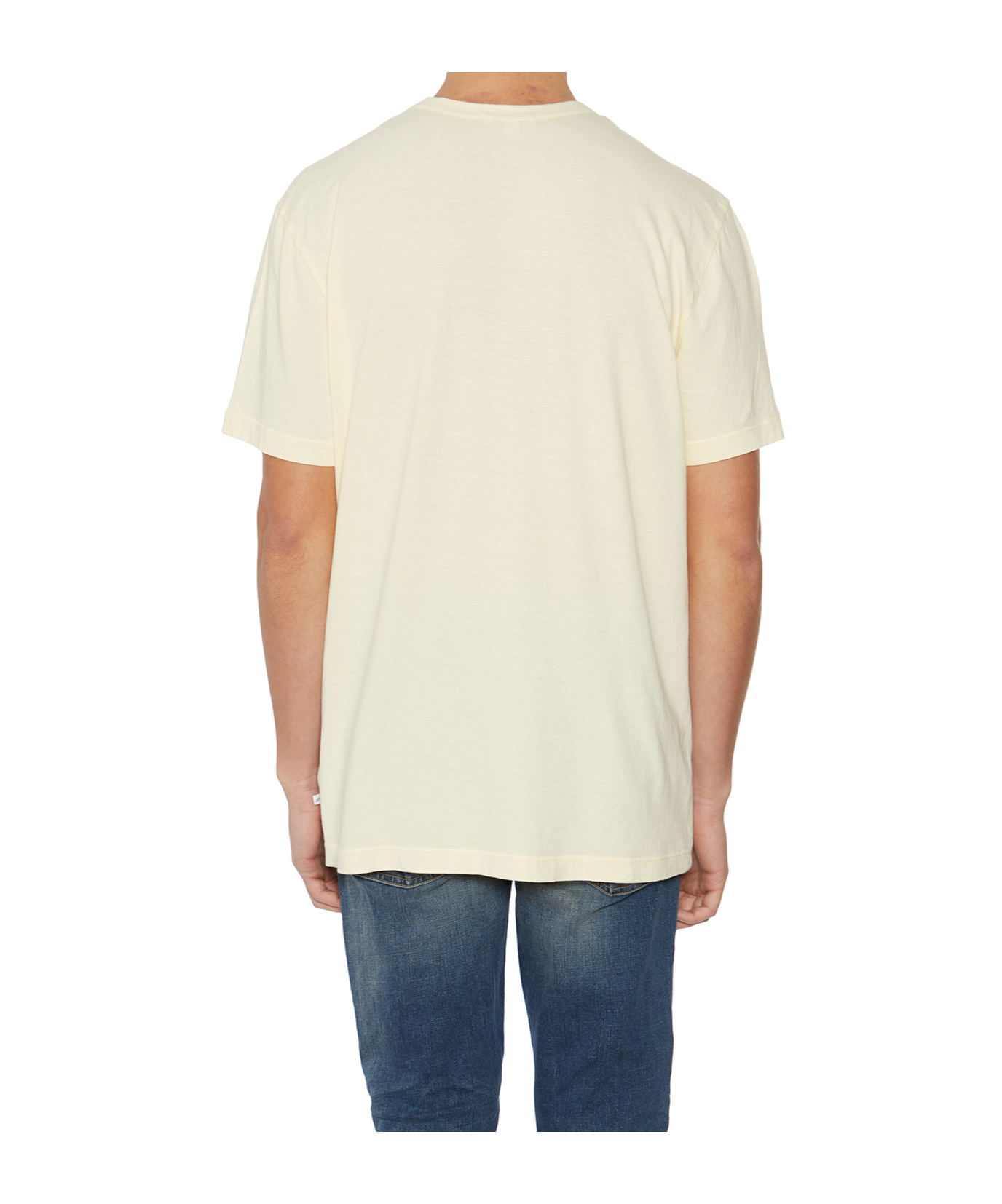 James Perse Round Neck Short Sleeve T-shirt In White