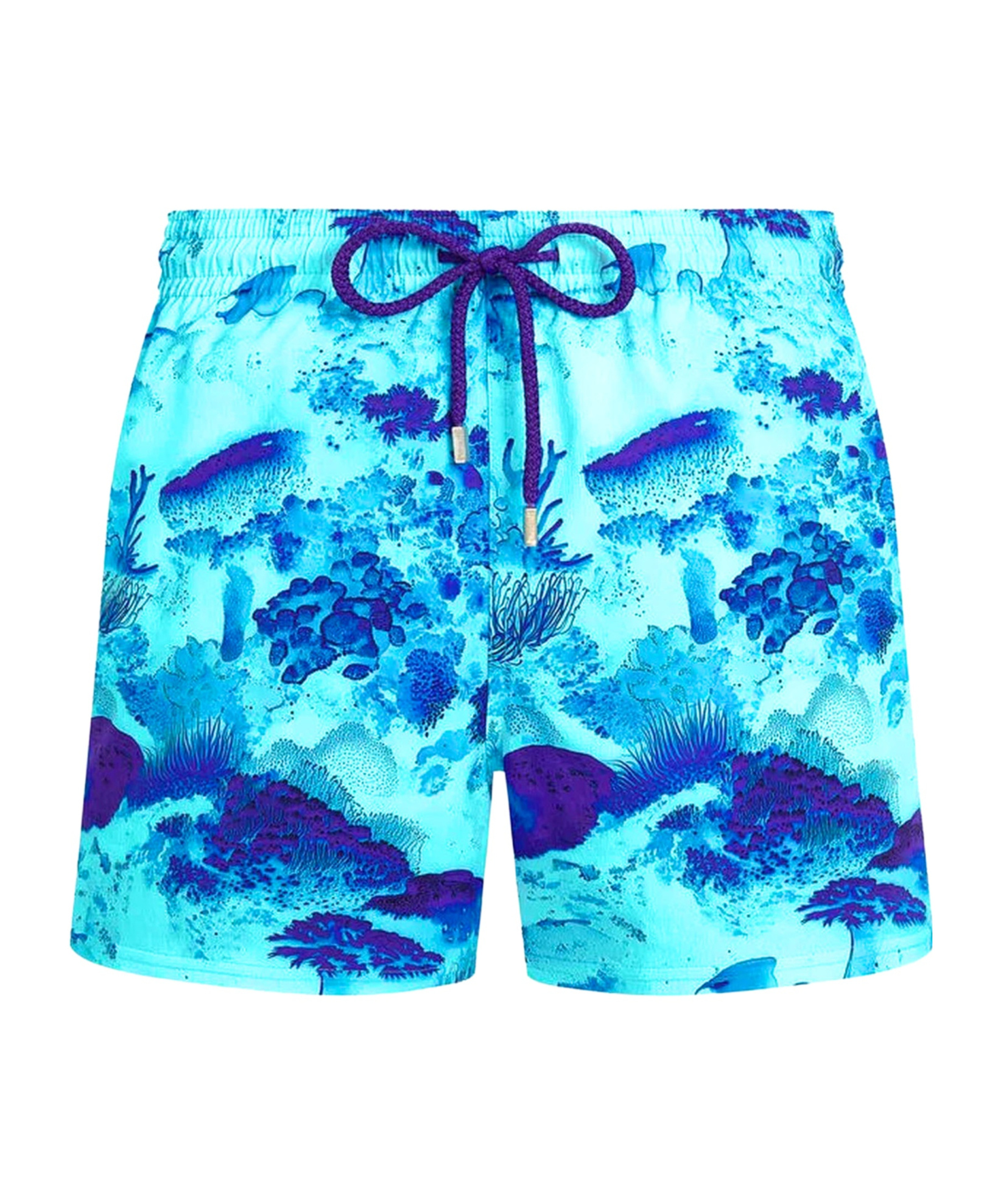 Vilebrequin X-ray Medusa Ultralight Foldable Swim Trunks In Blue