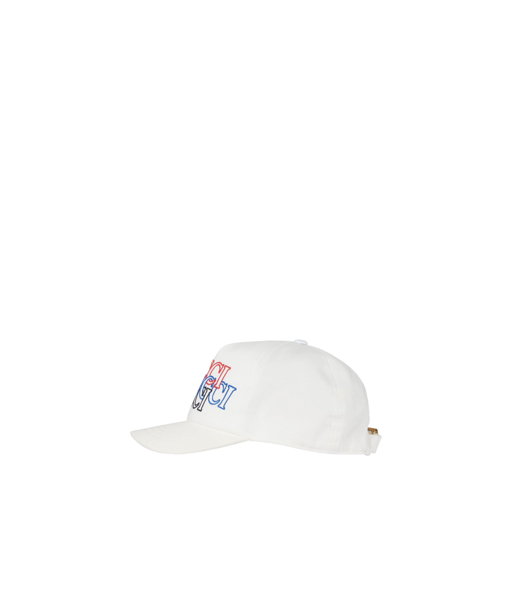 Gucci Logo-embroidered Baseball Cap In White