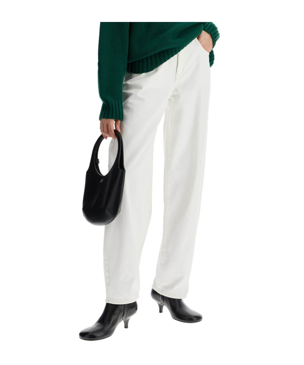Frame Denim Trousers In White