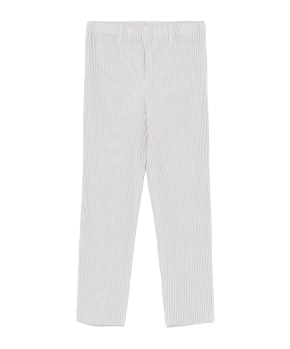 Shop Issey Miyake Tapered Trousers In White