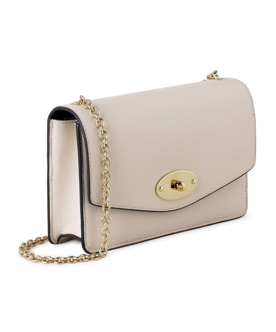 Mulberry Small Leather Darley Cross-body Bag In White