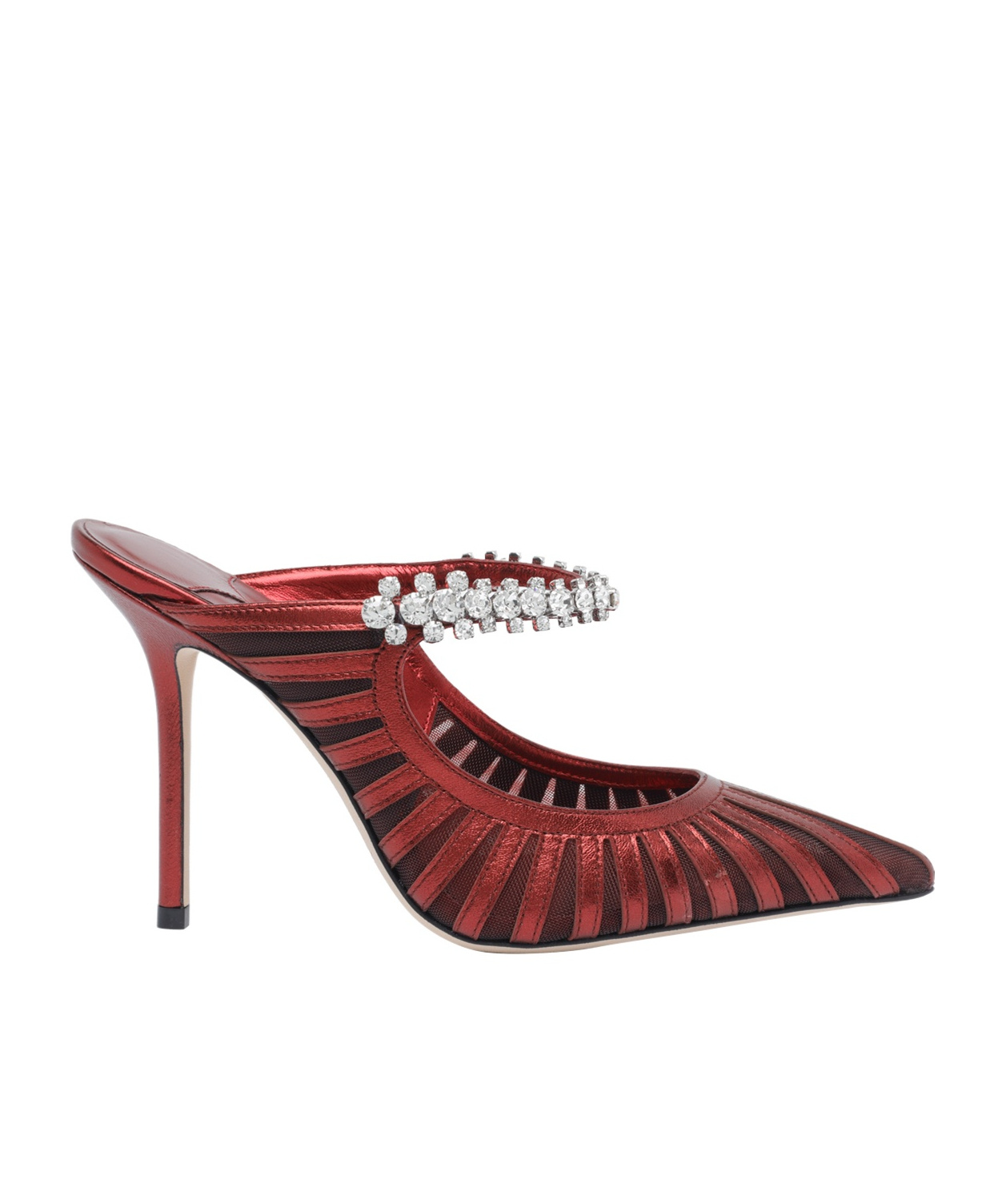 Jimmy Choo Pointed High-heeled Sandals In Red