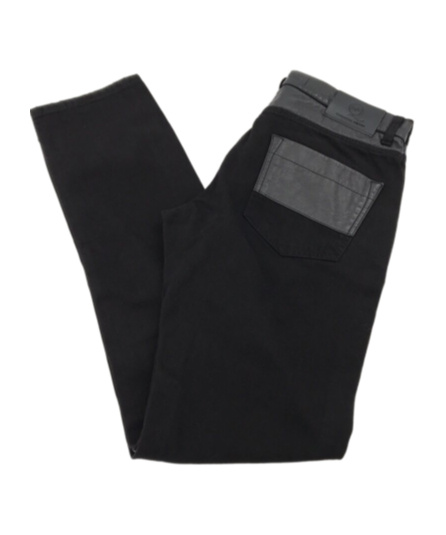 Mcq By Alexander Mcqueen Pocket Detail Denim Pants In Black
