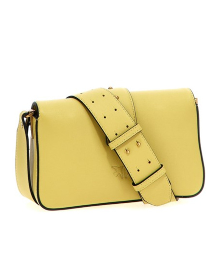 Shop Pinko Love One Mini Crossbody Bag In Green