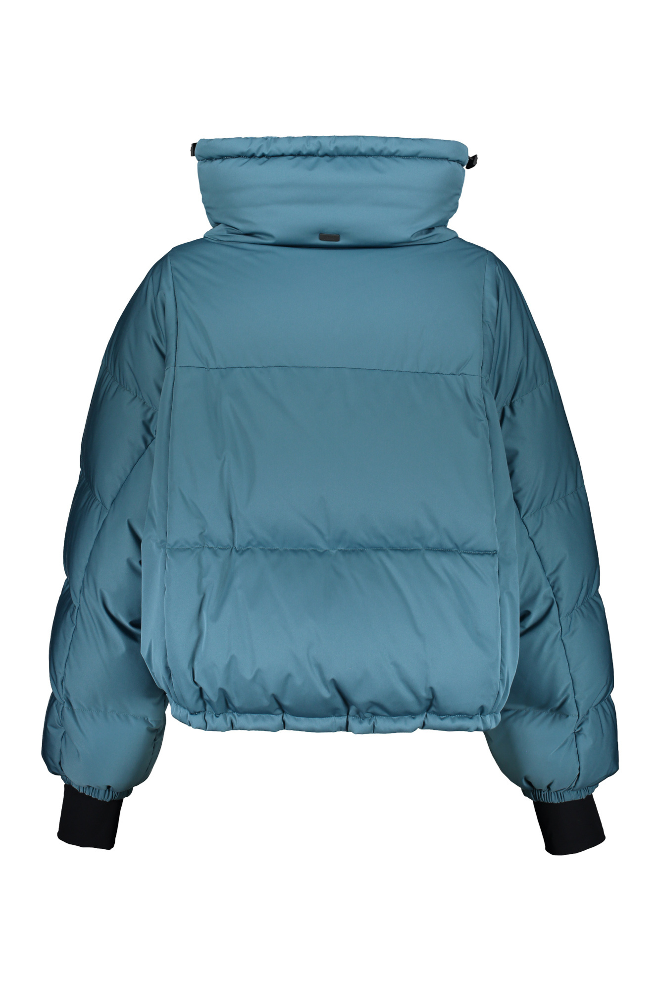 Herno Blue Down Jacket With Elegant Hood In Blue