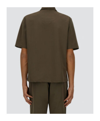 Shop Herno Seer-crease Shirt In Brown