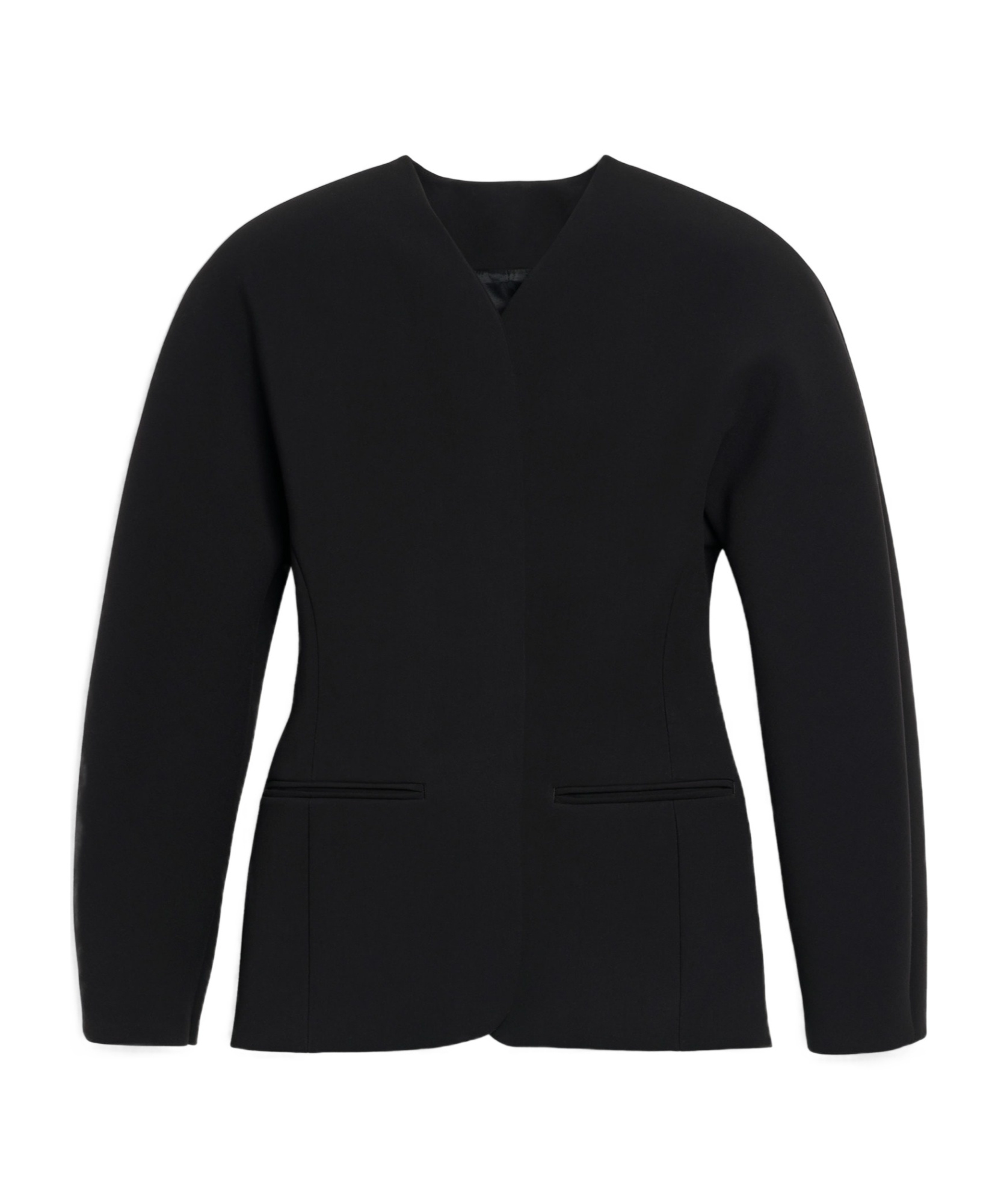 Jacquemus Long Sleeve Casual Jacket In Black