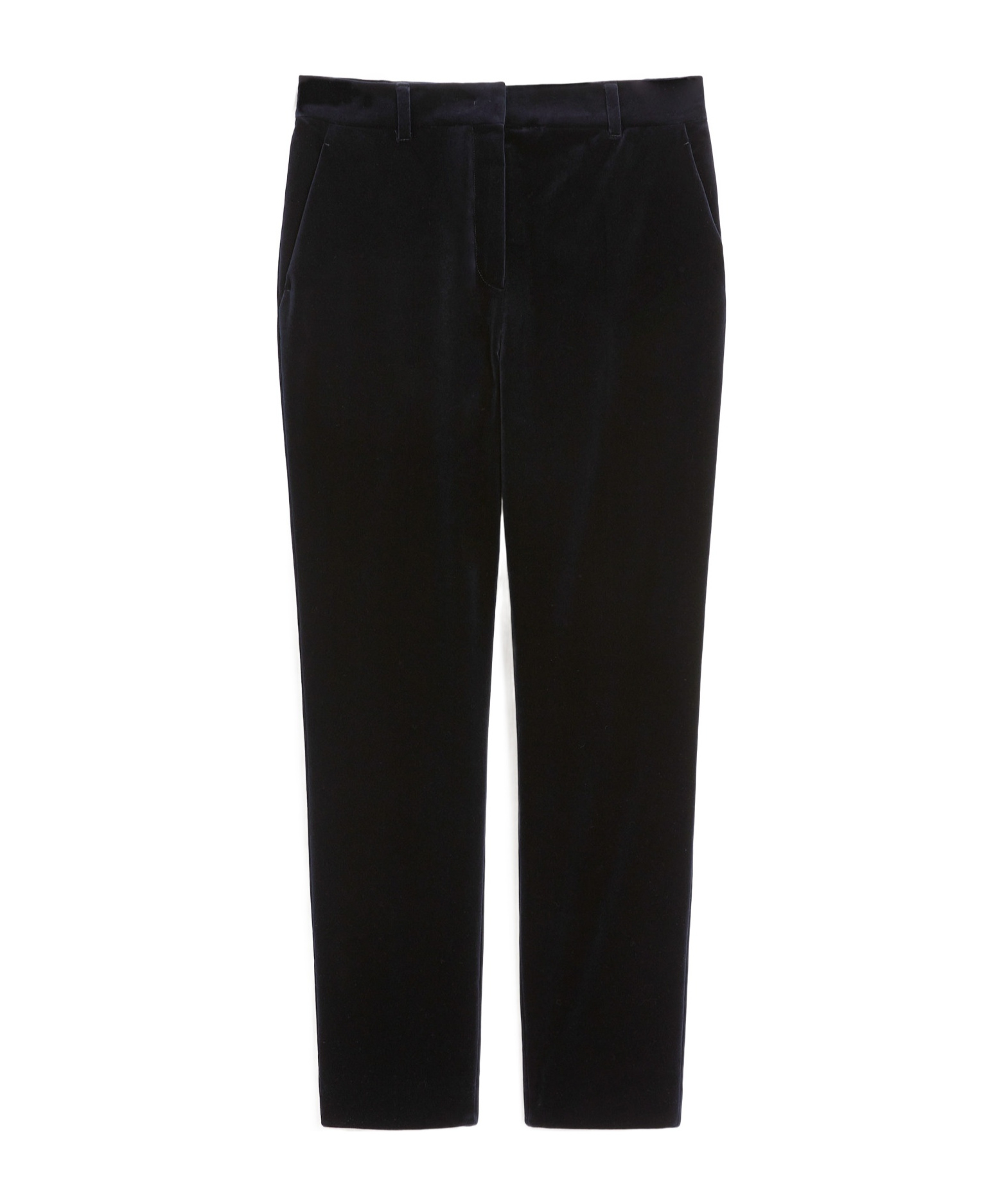 Max Mara Cigarette Casual Pants In Blue