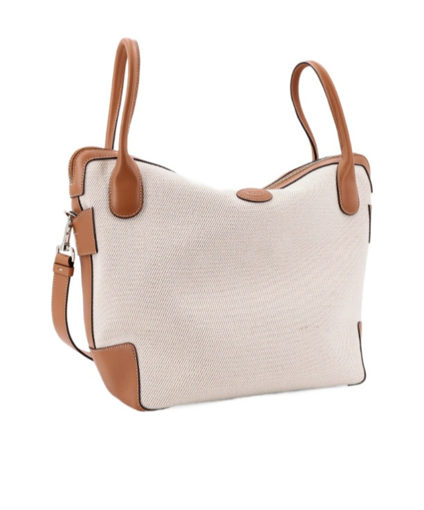 Tod's Double Handle Shoulder Bag In Pink