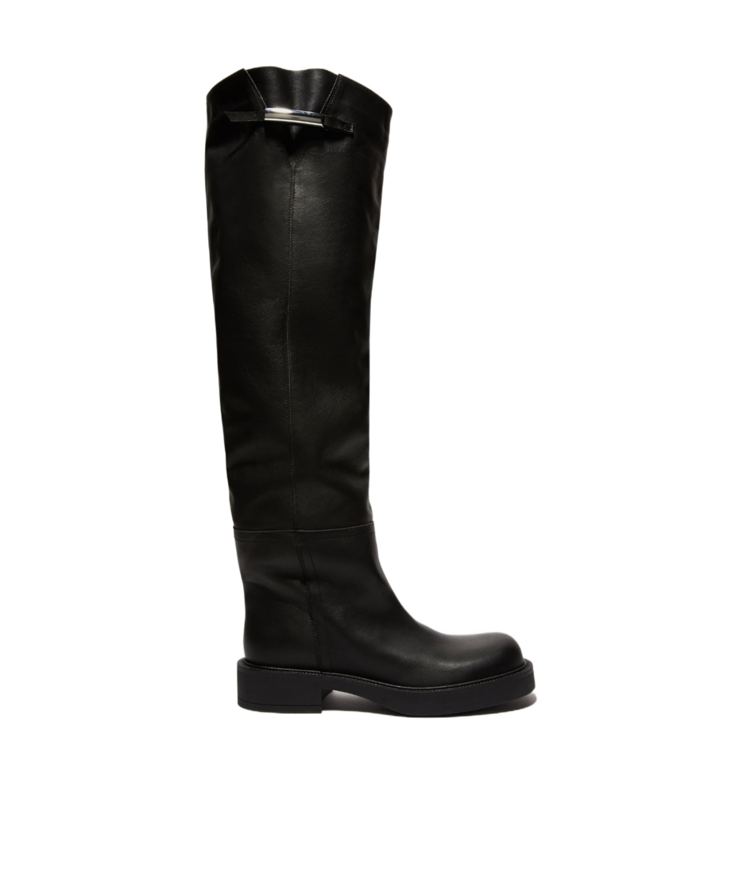 Maxco. Round-toe Knee-high Boots In Black