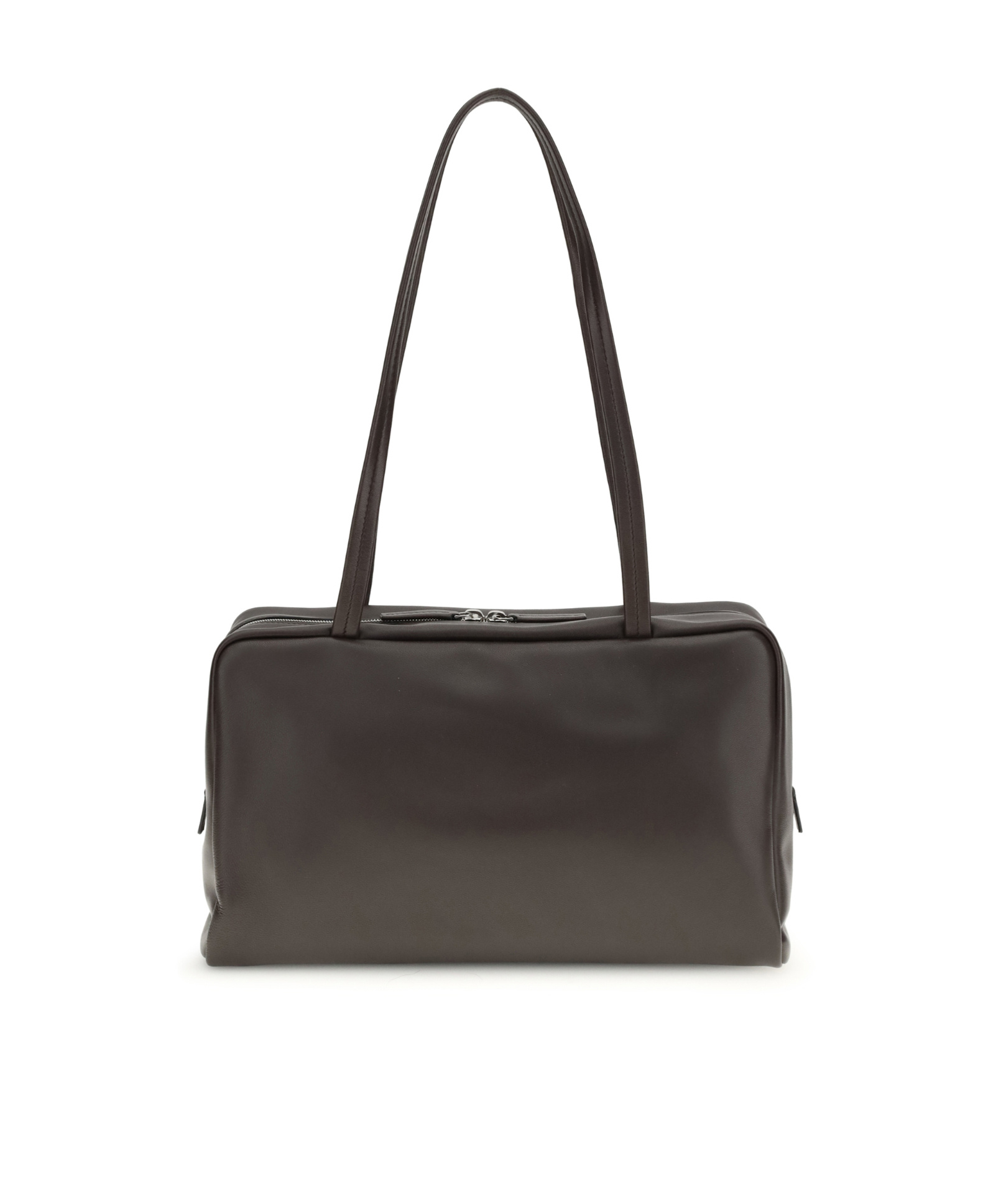The Row Astra Bowling Shoulder Bag In Black