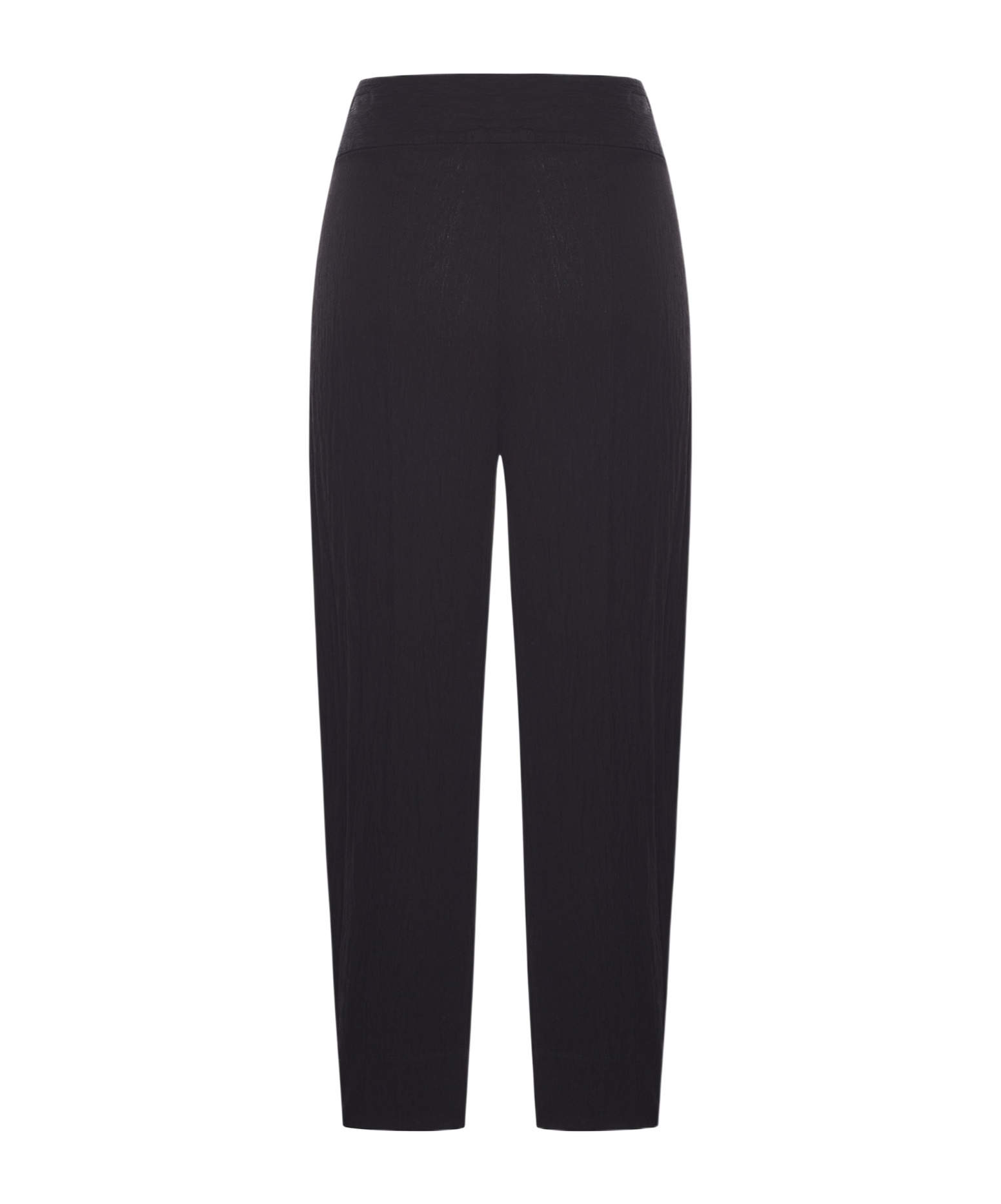 Transit Viscose High Waistband Trousers In Black