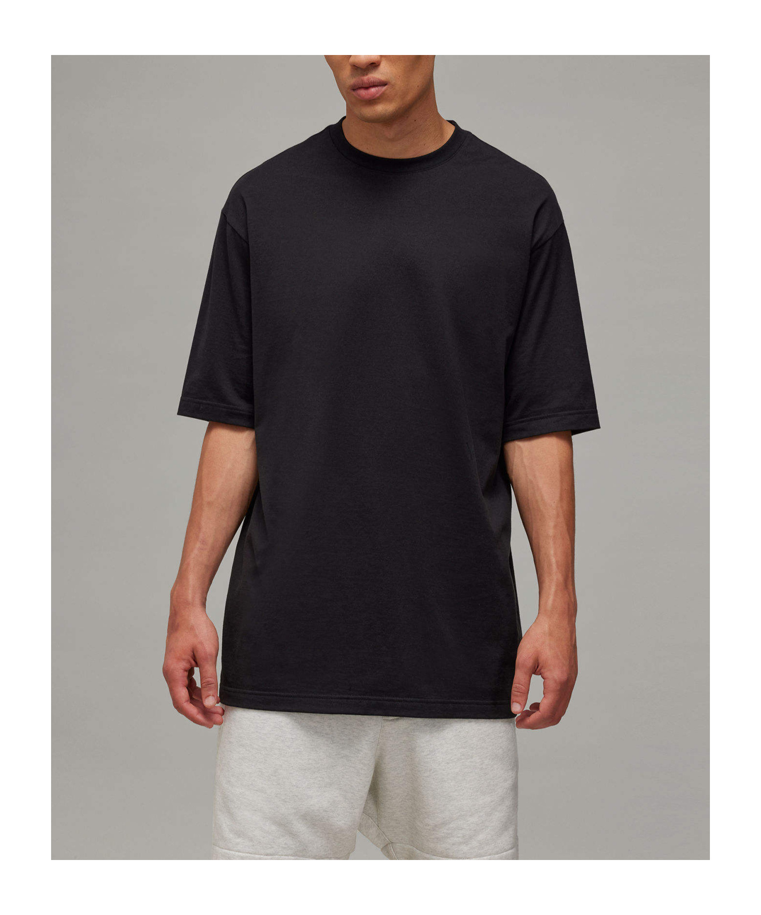 Y-3 M Wo Ss Tee In Black