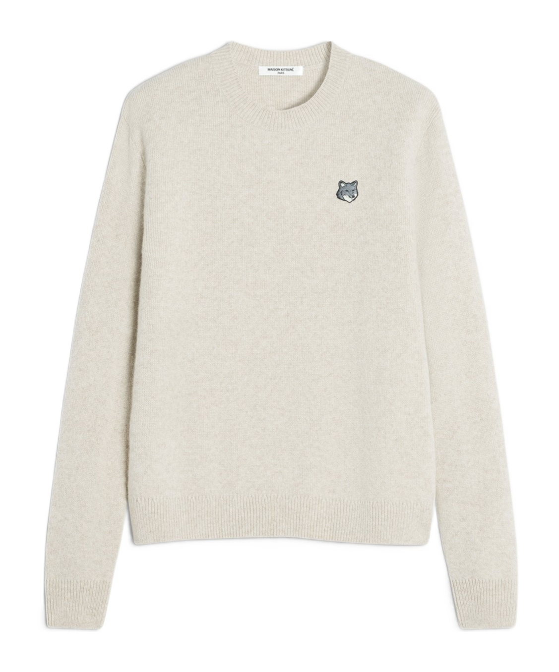 Maison Kitsuné Long-sleeved Sweatshirt In Brown