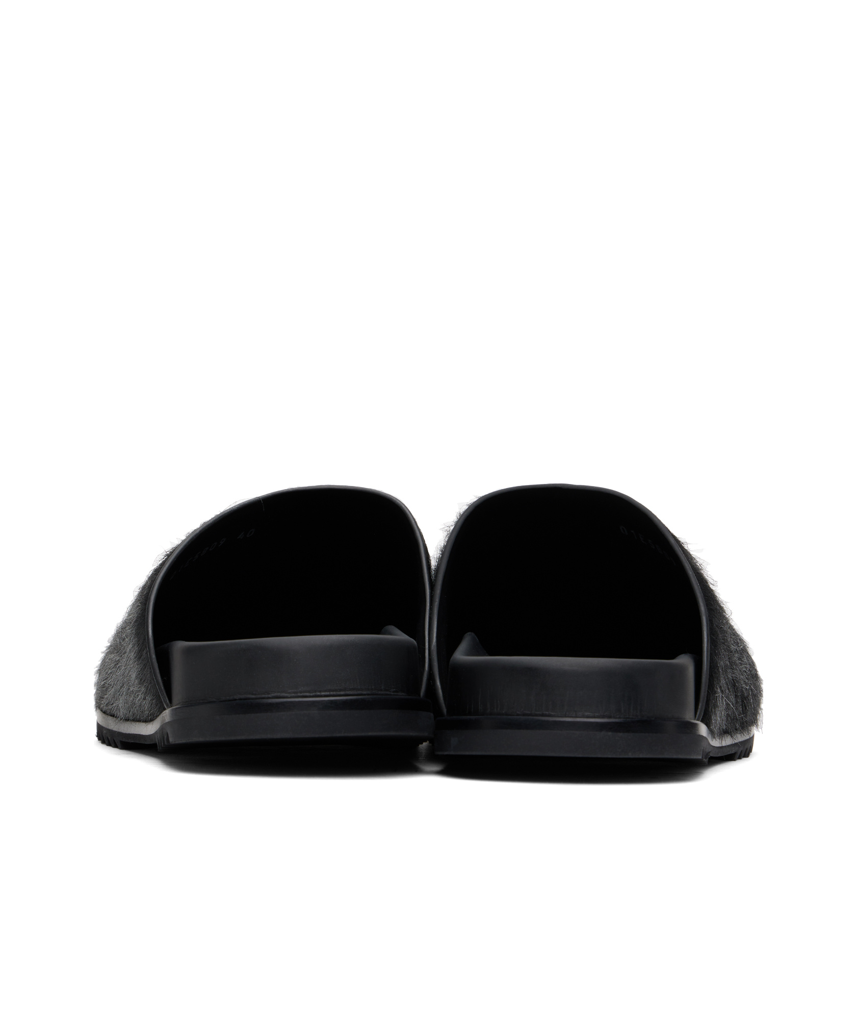 Rick Owens Open-heel Muller Shoes In Black