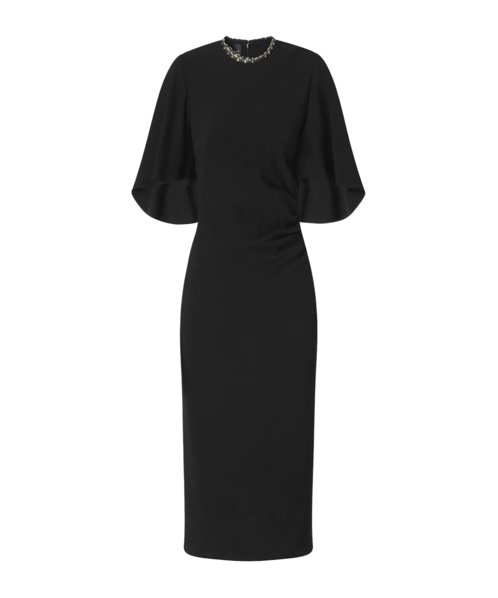 Pinko Dress With Bejewelled Details In Black