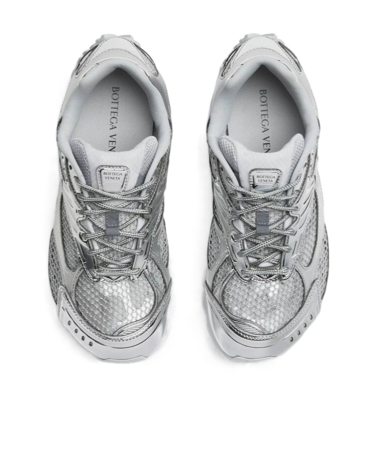 Shop Bottega Veneta Orbit Sneaker In Gray