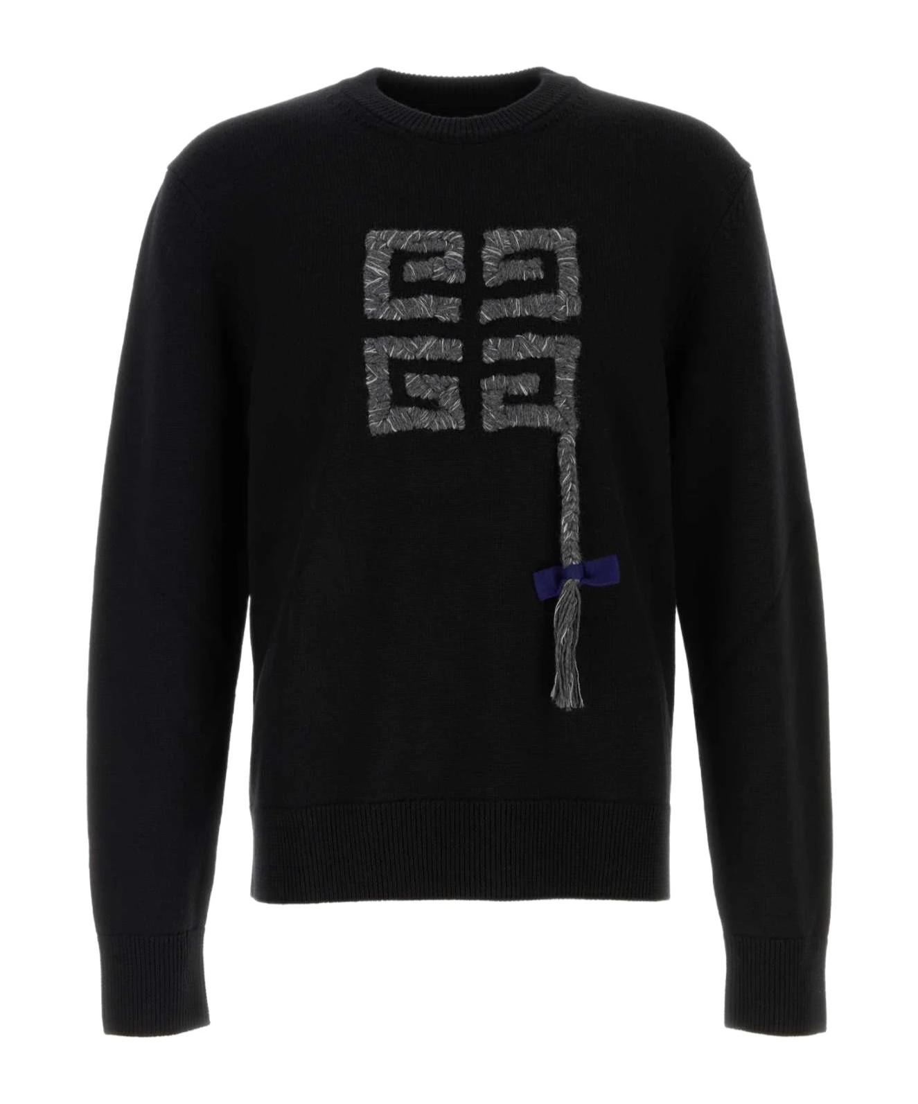Givenchy Men Black Wool Sweater In Black