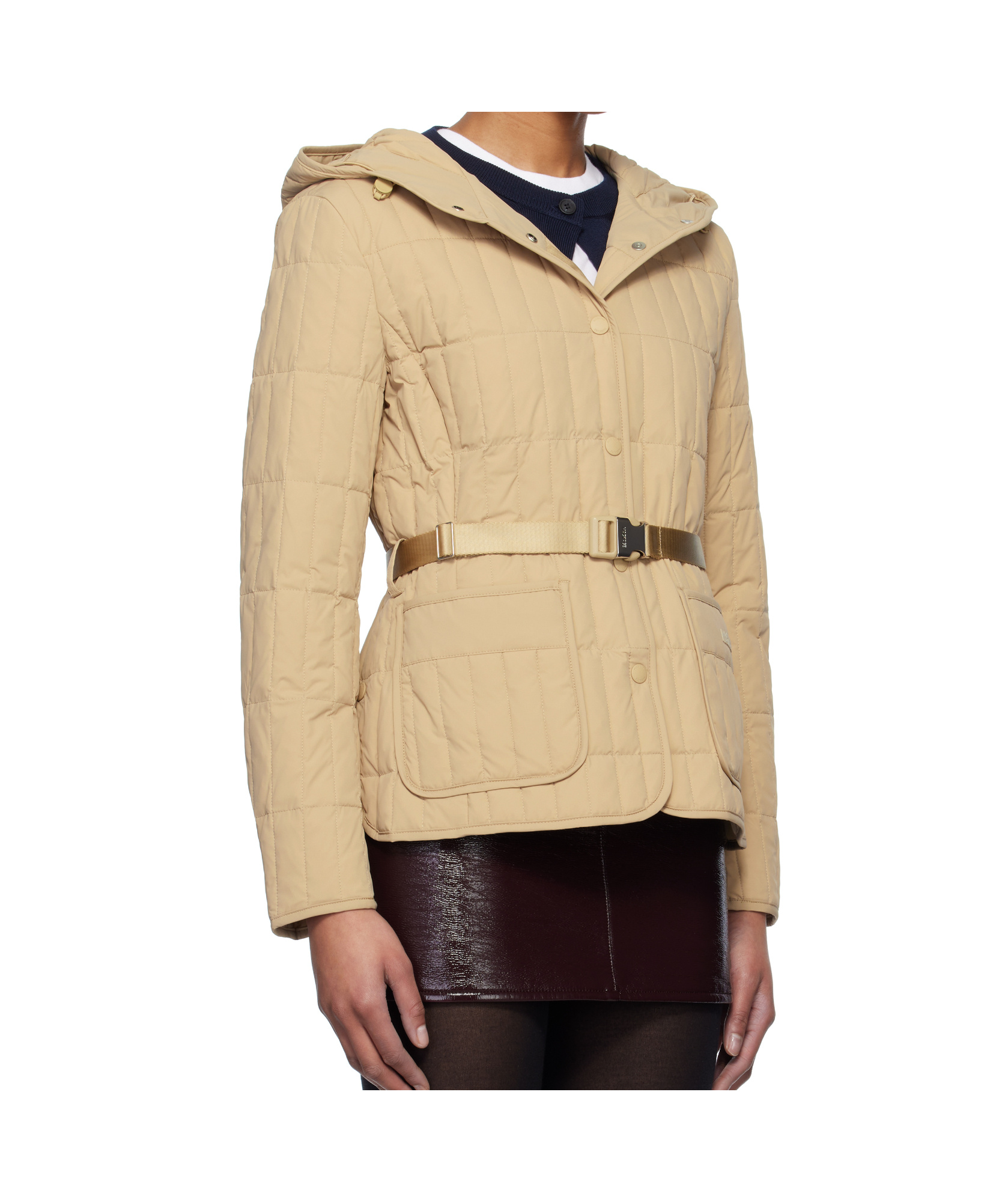 Mackage Long Sleeve Down Jacket In Nude