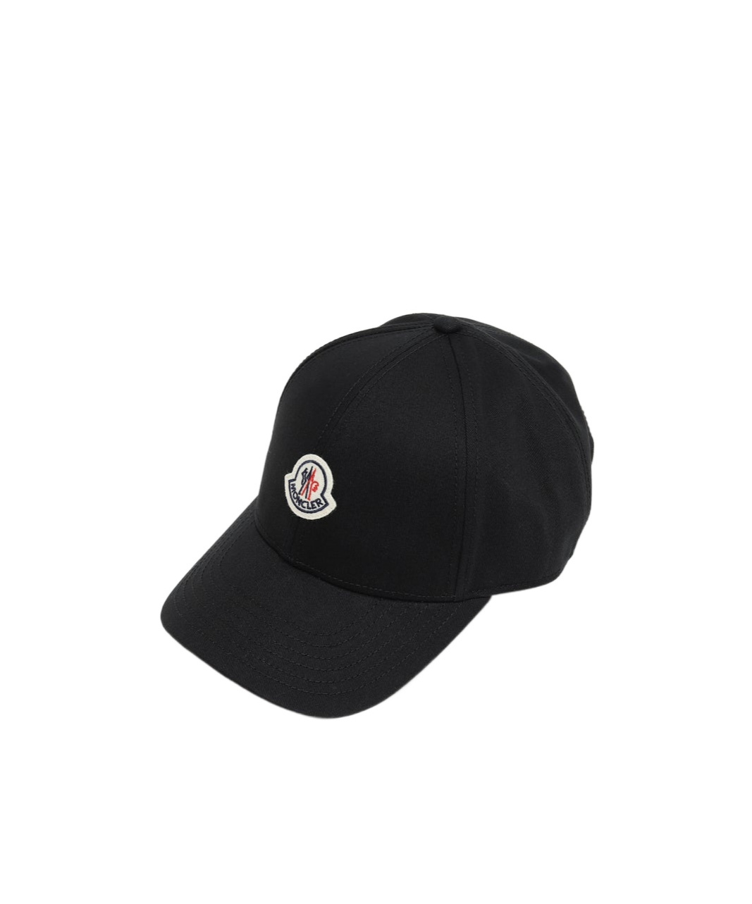 Shop Moncler Gabardine Baseball Cap In Black