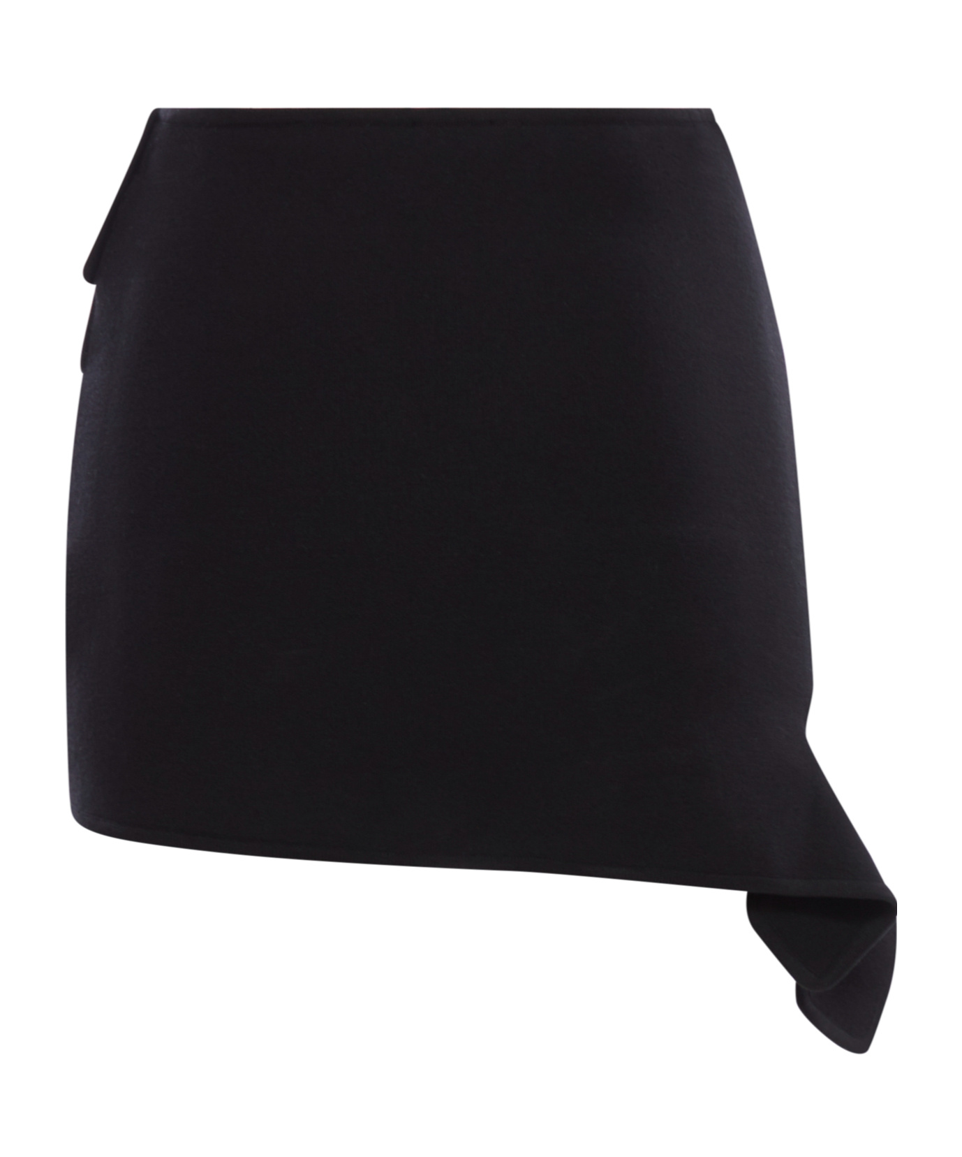 Courrèges Loop-knit Mini Skirt In Black