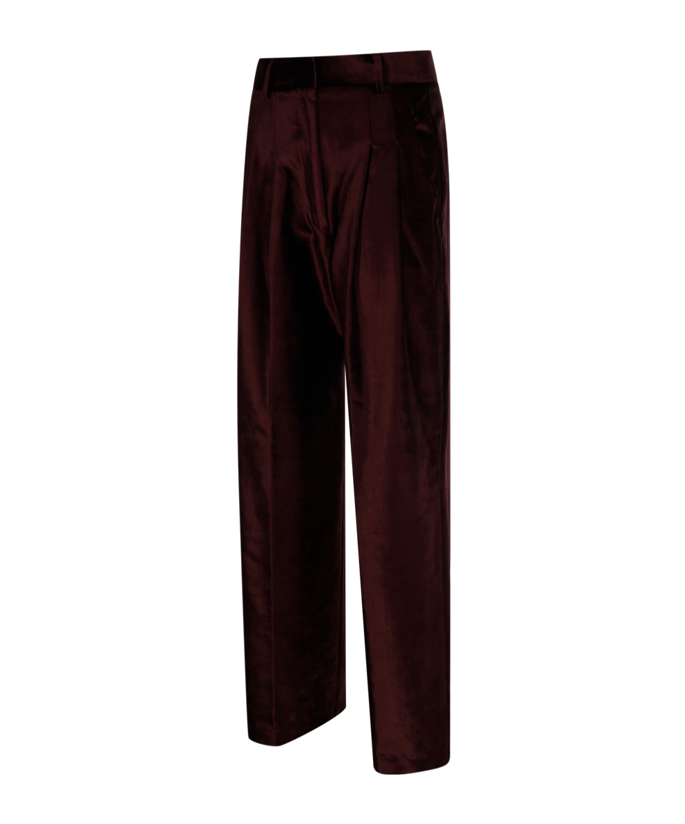 FORTE FORTE COTTON STRETCH VELVET PINCES PANT