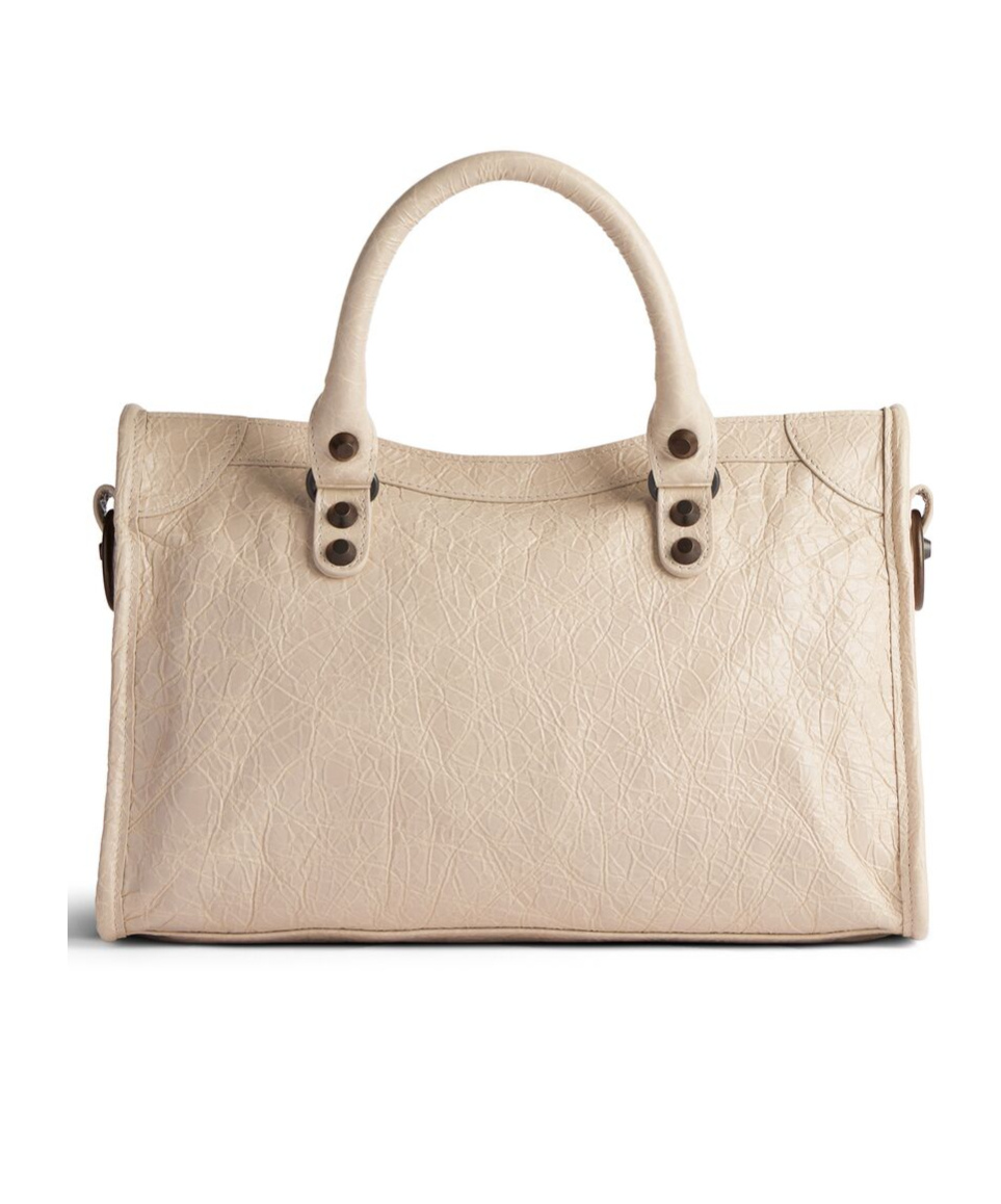 Shop Balenciaga Women's Le City Small Bag In Light Beige In Nude