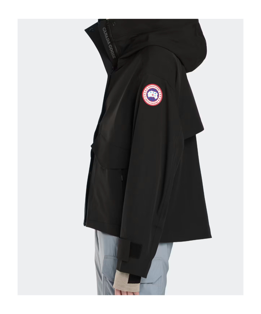 Canada Goose Tofino Rain Jacket In Black
