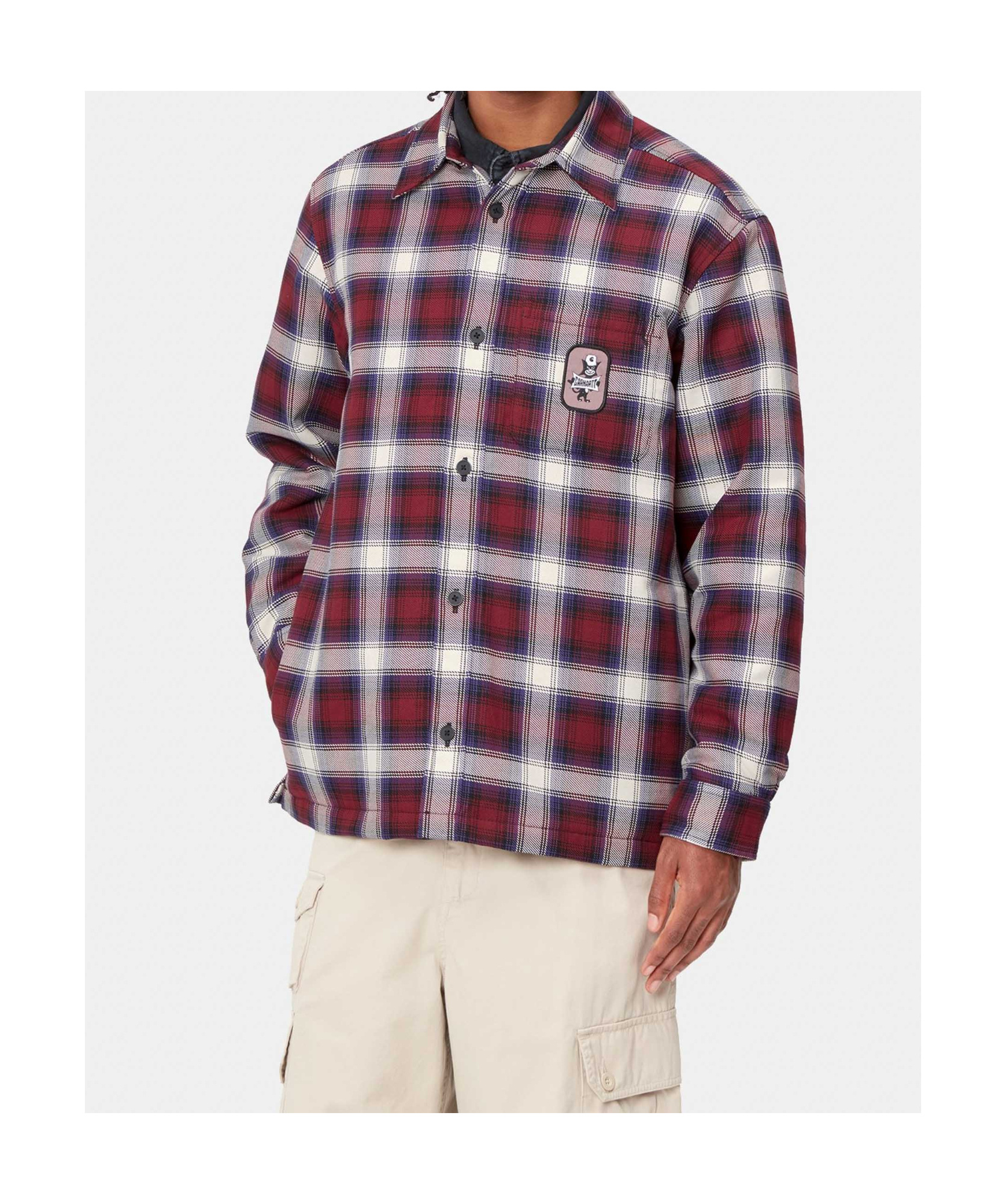 Carhartt Monahan Shirt Jacket In Gray