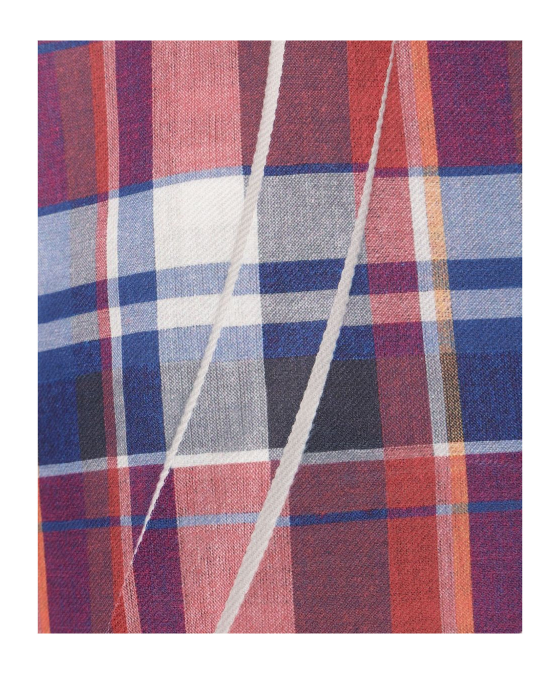 Comme Des Garçons Checked Shorts In Multi
