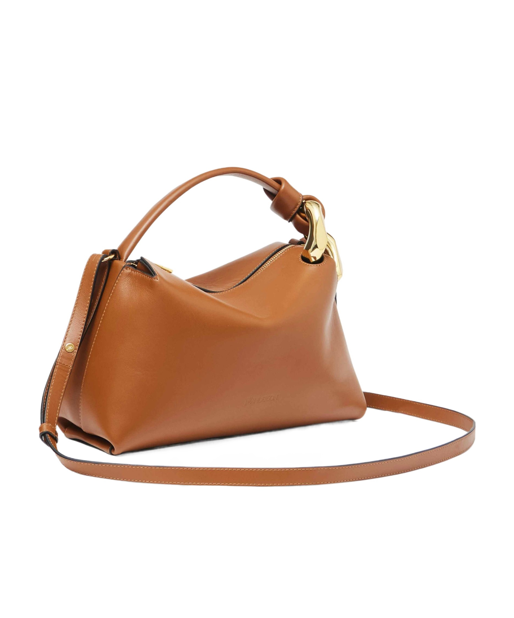 Jw Anderson Corner Shoulder Bag In Brown