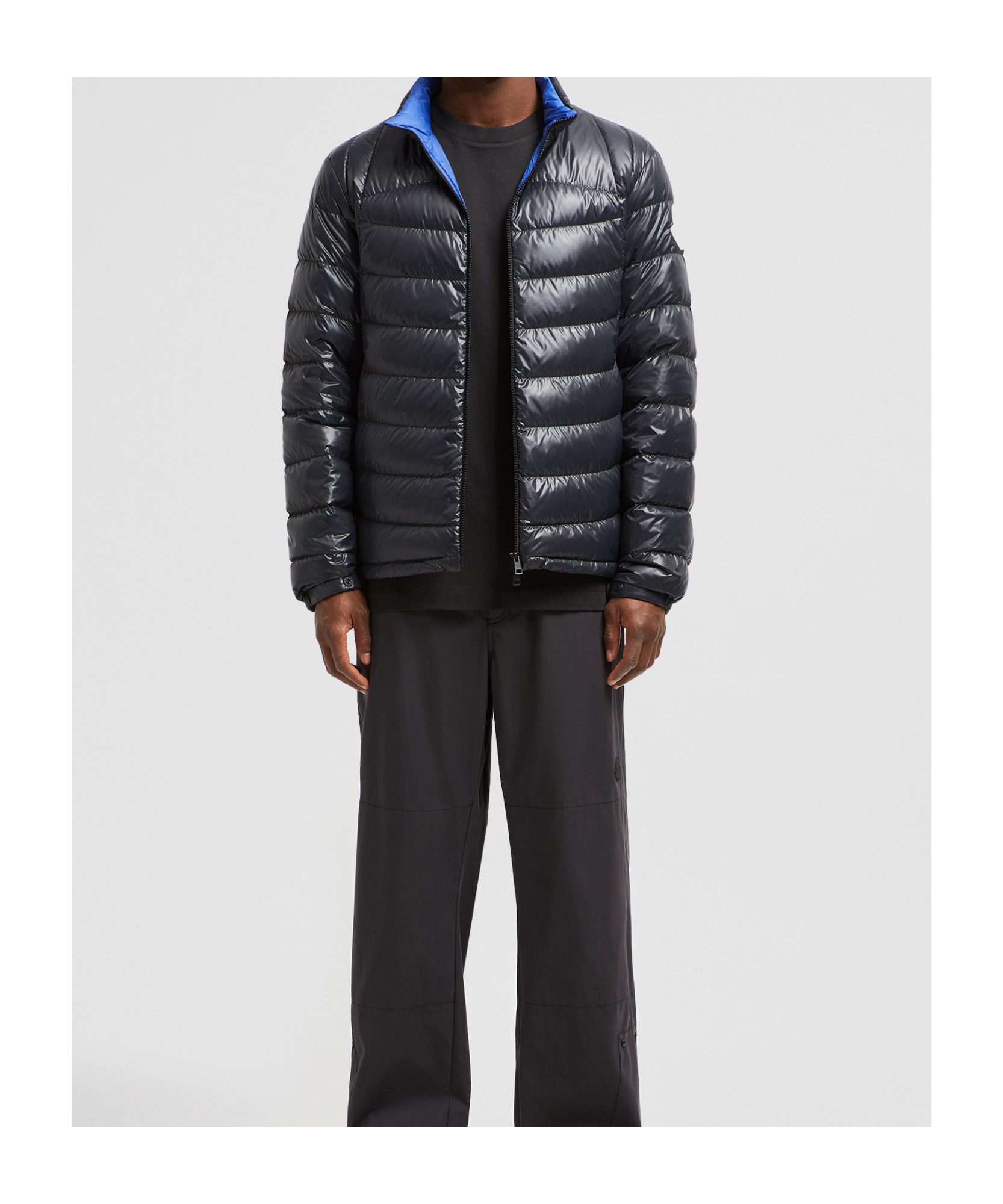 Moncler Galeso Quilted Down Jacket In Black