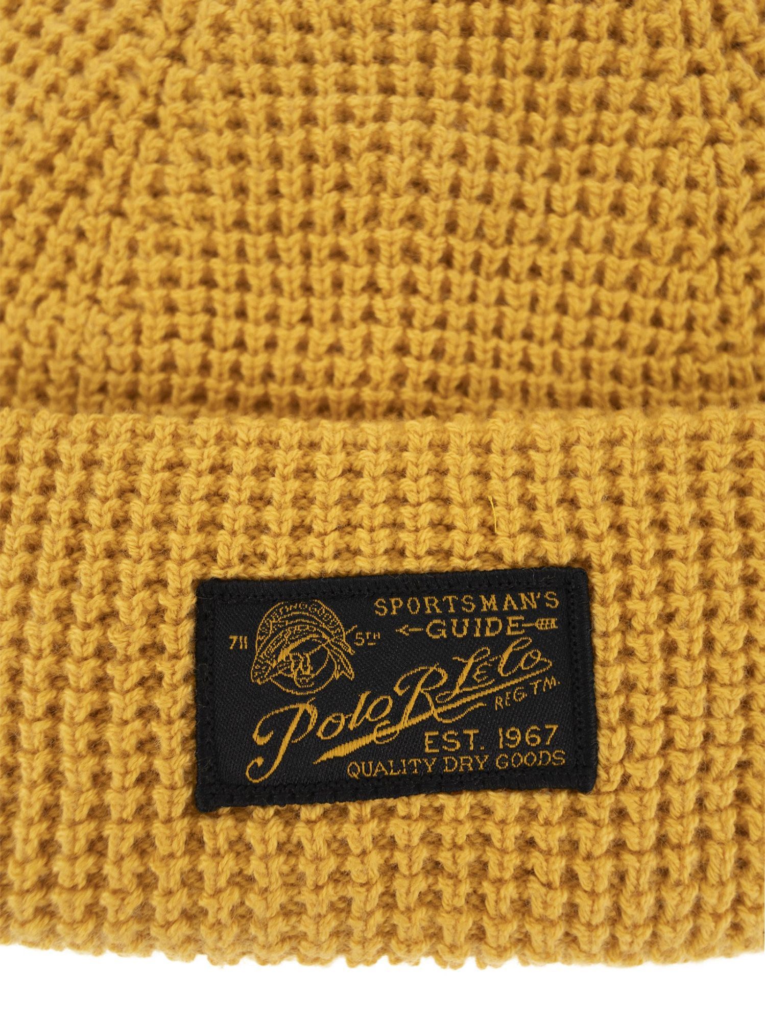 POLO RALPH LAUREN POLO RALPH LAUREN LOGO PATCH RIBBED BEANIE