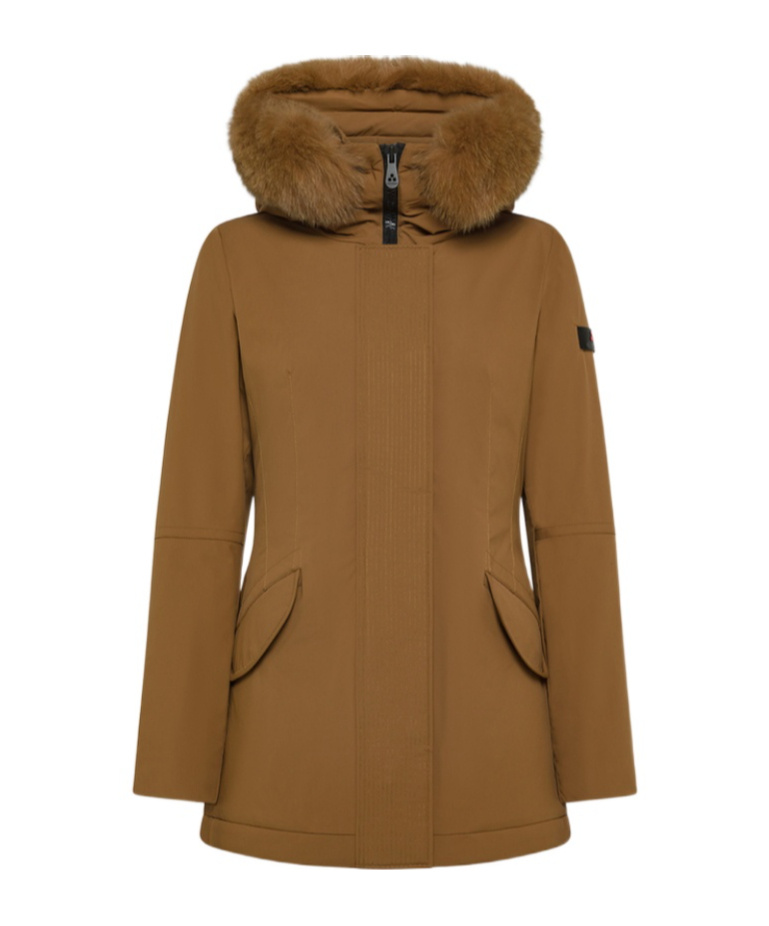 Peuterey Smooth Slim Fit Jacket In Brown
